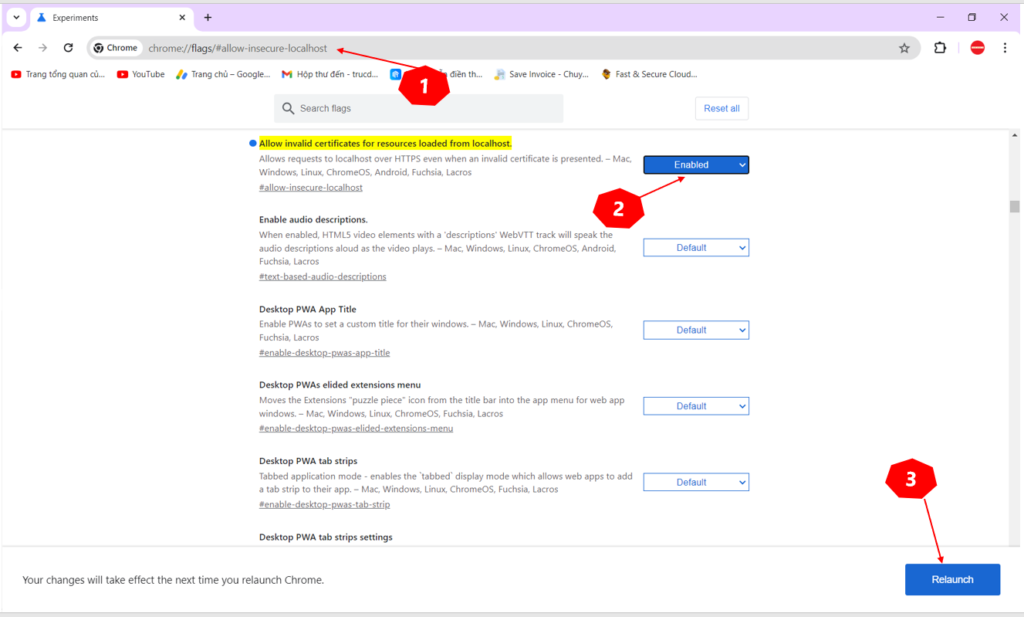 Cấu hình chrome://flags trên trình duyệt Chrome